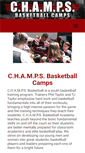 Mobile Screenshot of champsbasketballcamps.com